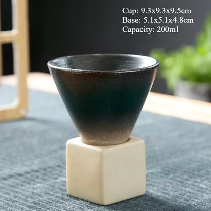 Japanese Retro Ceramic Coffee Cup