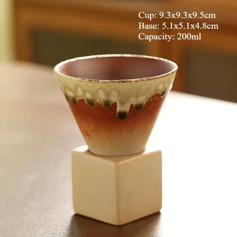 Japanese Retro Ceramic Coffee Cup