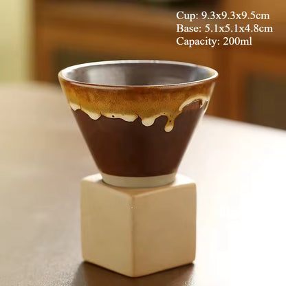 Japanese Retro Ceramic Coffee Cup